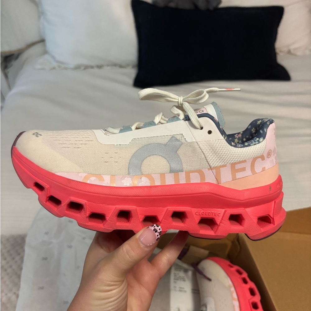 On Cloud Running Floral Sneakers Free People collab